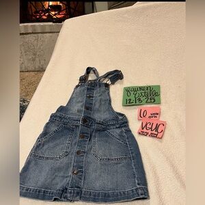 Cat & Jack Blue Denim Kids Overalls